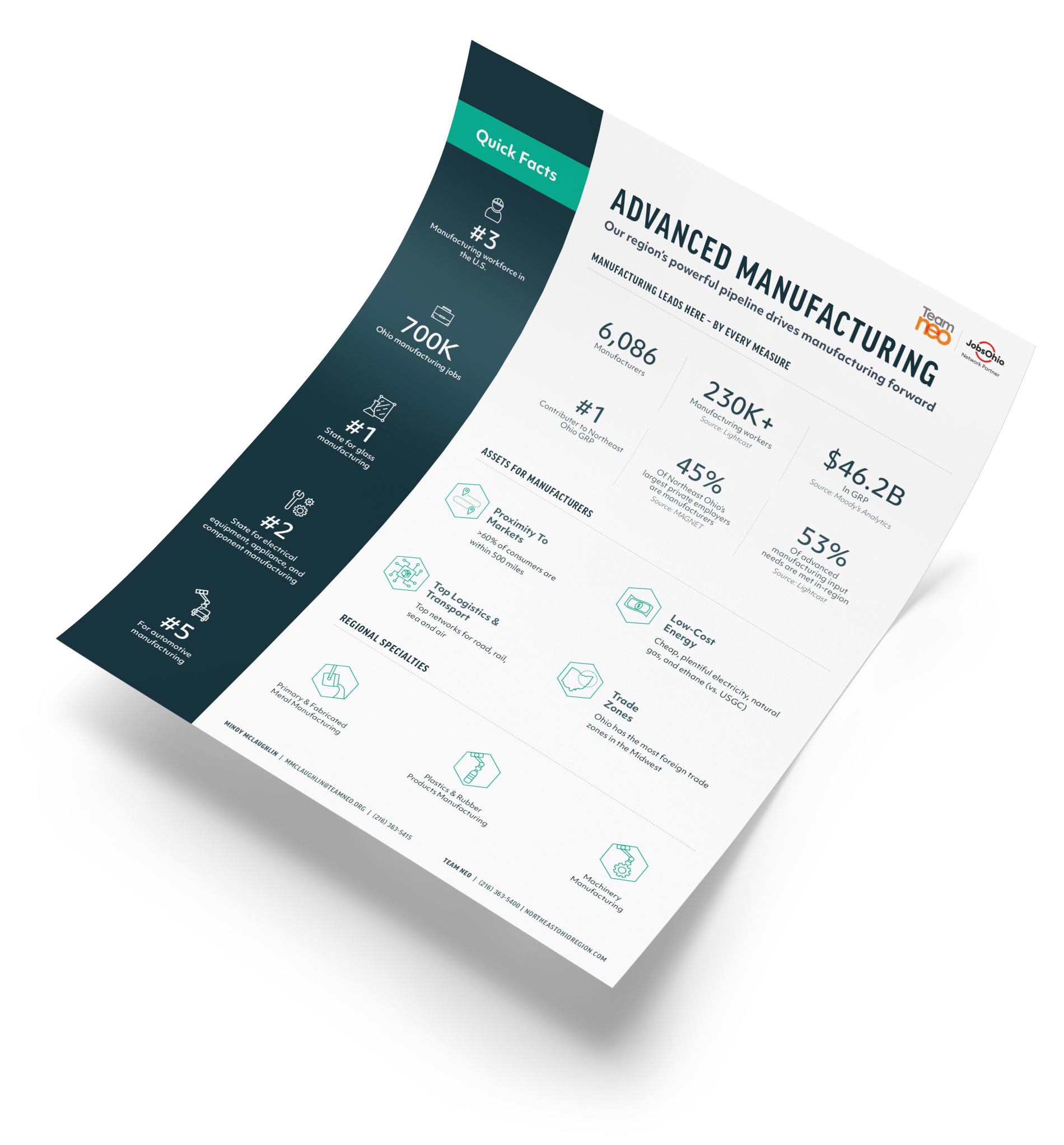 Advanced Manufacturing Flyer Mockup